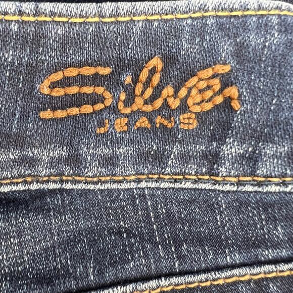 Silver Jean Co. Jeans Women's 27x32 (4) Dark Blue Suki Bootcut Flare Preppy - Picture 7 of 15